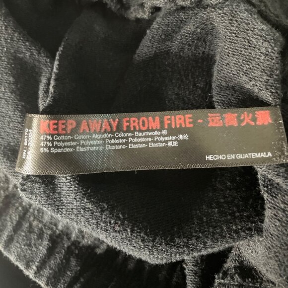 Free People Movement Sunny Skinny Sweatpants Joggers Black Women's Size Medium - Picture 5 of 8